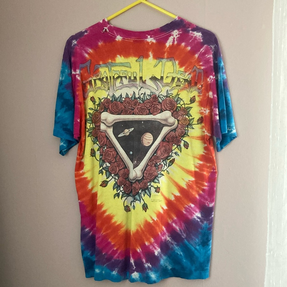 Vintage single stitch 1992 Grateful Dead space face Tshirt